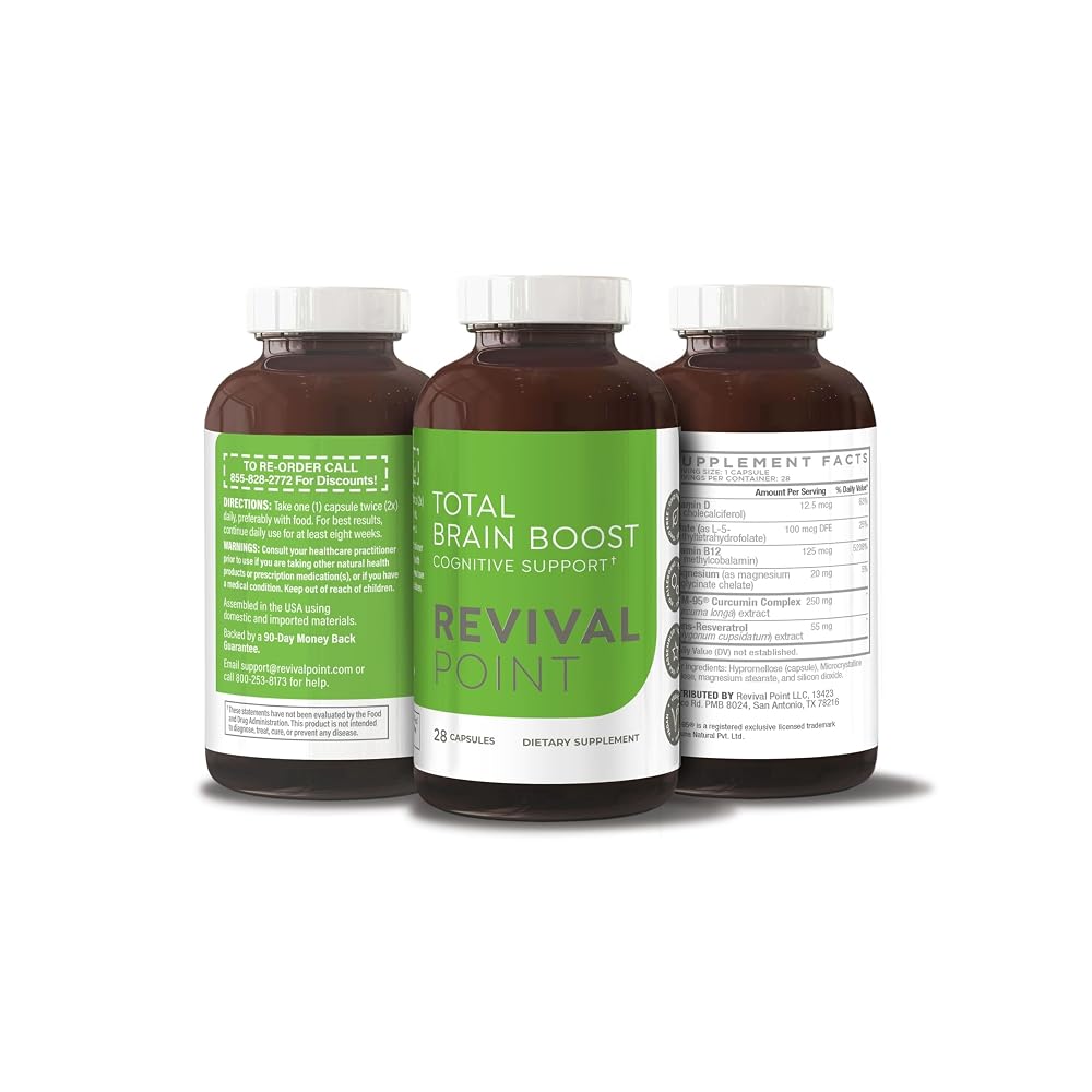 Revival Point Total Brain Support - 56 Vegetarian Capsules - image 2