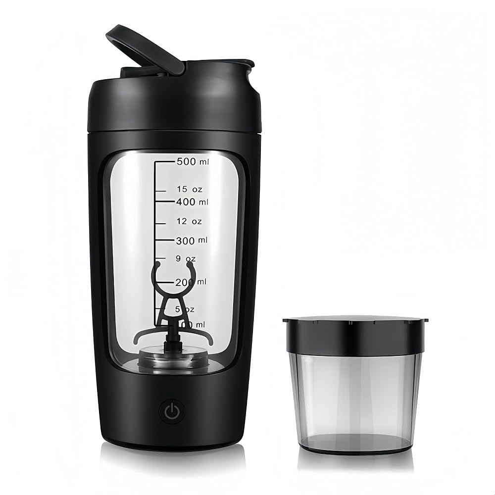 TDXVPB Self Electric Protein Shaker Bottle with Powder Box Automatic