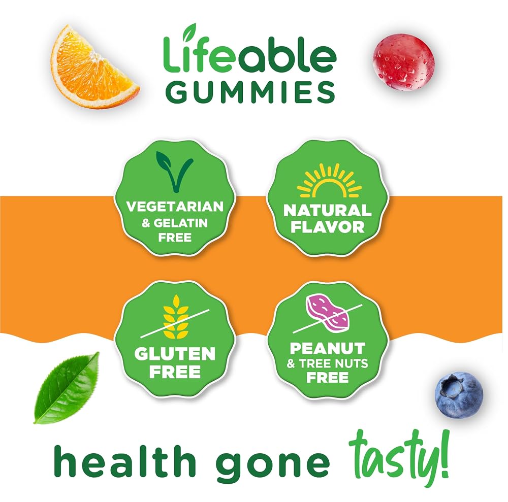 Lifeable Multivitamin with Iron Gummies for Women and Men - 90 Count - image 4