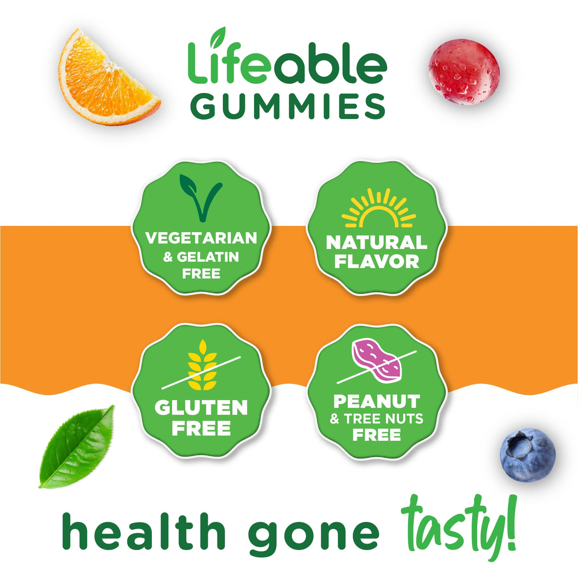Lifeable Men's Multivitamin Gummies with 13 Nutrients - 90 Count - image 4