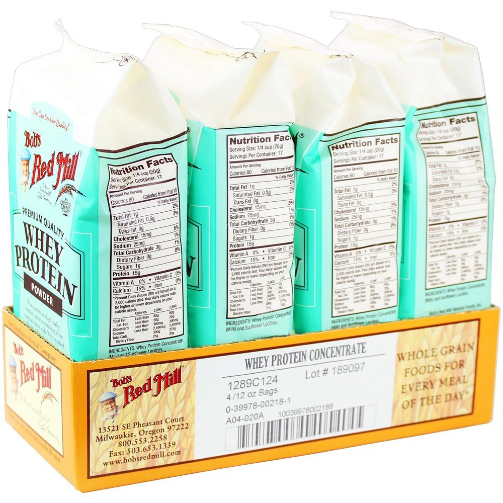 Bob's Red Mill Whey Protein Concentrate - 48 oz (Pack of 4) - image 5
