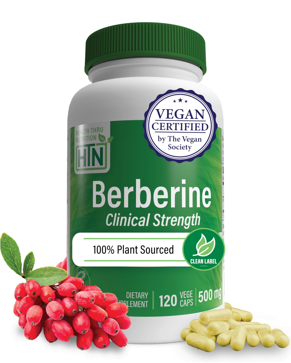 Health Thru Nutrition Berberine HCl 500mg