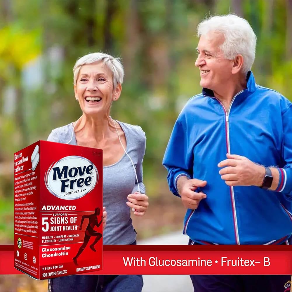 Neixuns Move Free Advanced Glucosamine Chondroitin Joint Support - 200 Tablets - image 2
