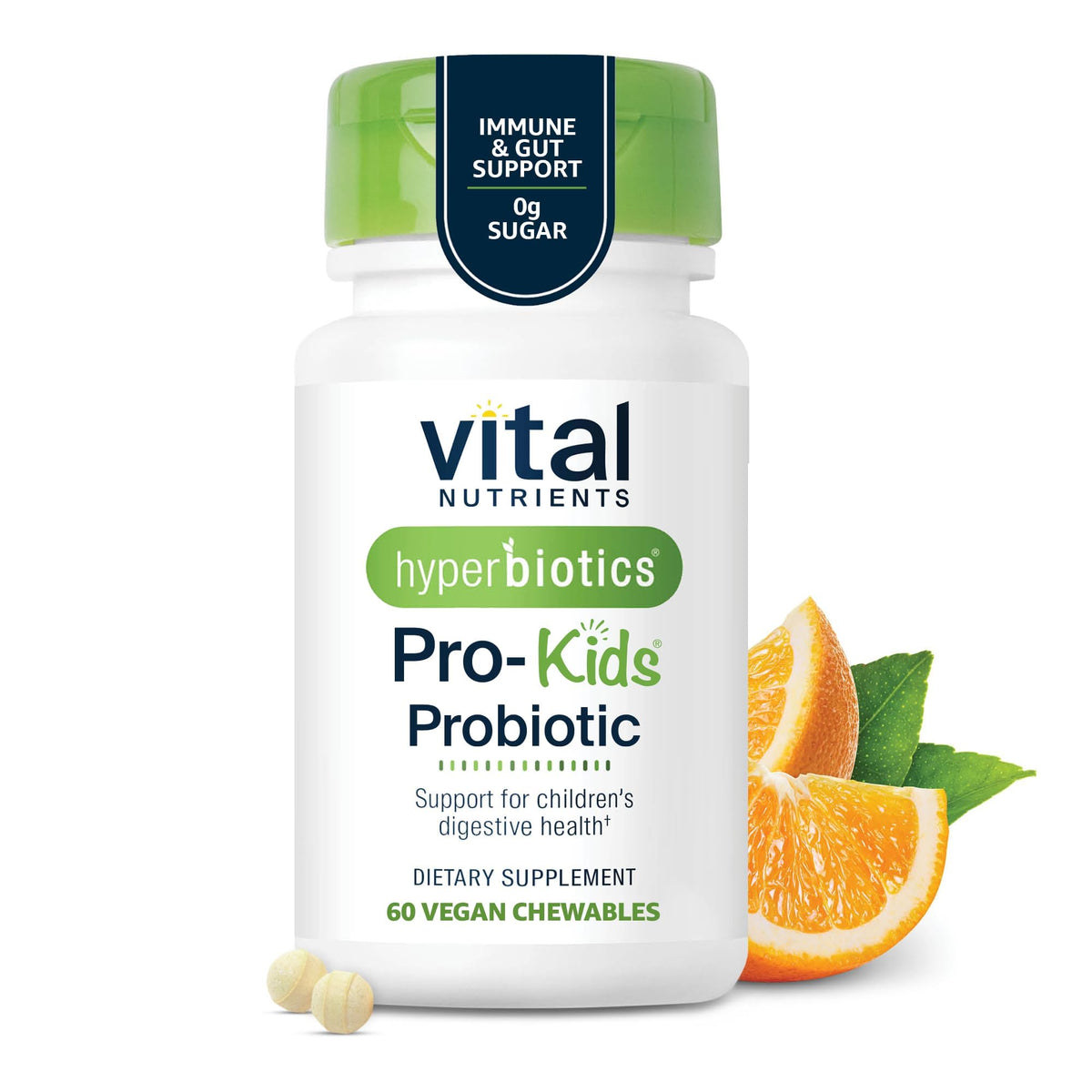 Hyperbiotics Vital Nutrients Pro-Kids Probiotic Orange - 60 Chewables