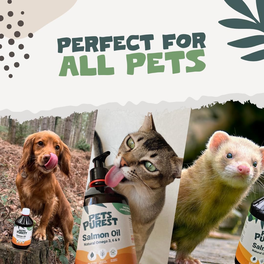 Pets Purest Salmon Oil for Dogs, Cats & Pets - 32 Fl Oz - image 5