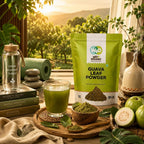 WAY 4 ORGANIC W4O Guava Leaf Powder (100% Natural & Pure)