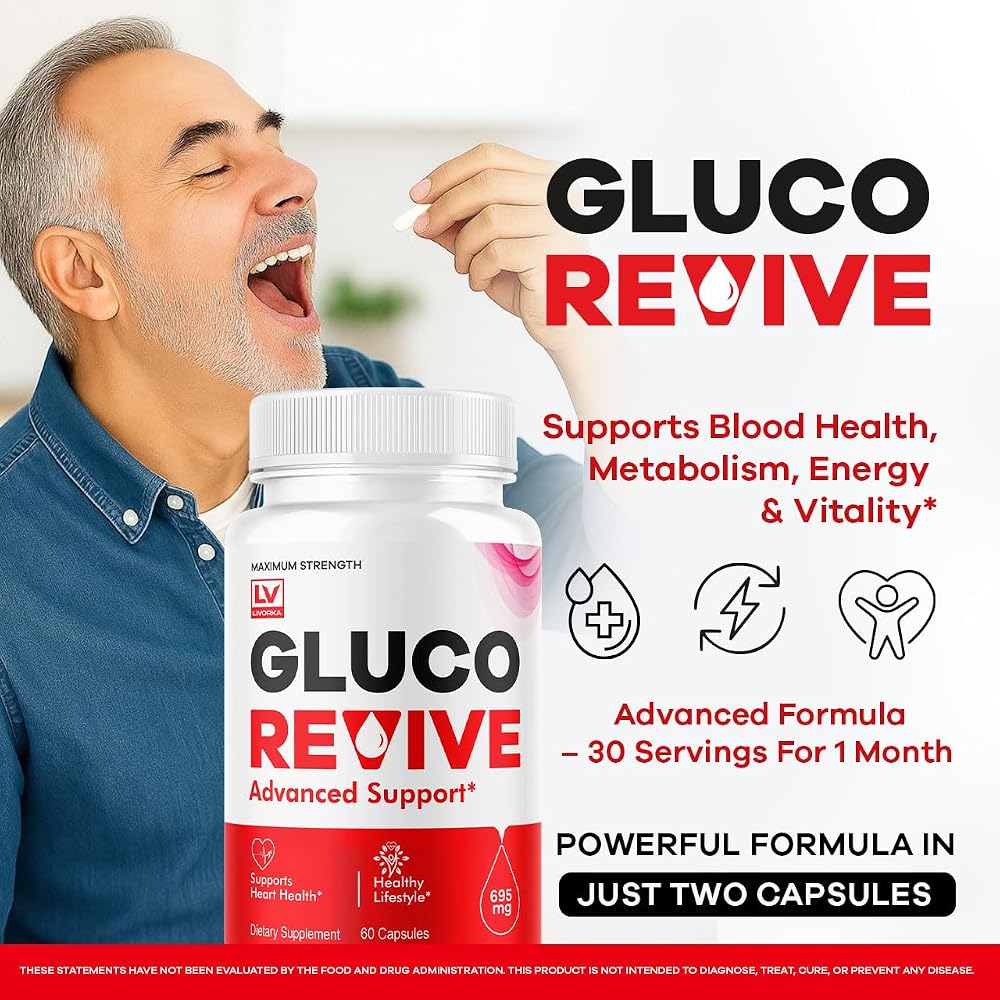 LIVORKA Gluco Revive Advanced Formula Support Capsules - 120 Capsules - image 2