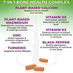 SUPPLEMENTS STUDIO Plant-Based Calcium 500mg (Aquamin) - Vegan