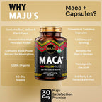 Maju Superfoods 4-in-1 Maca Root Capsules - 120 Count - image 5