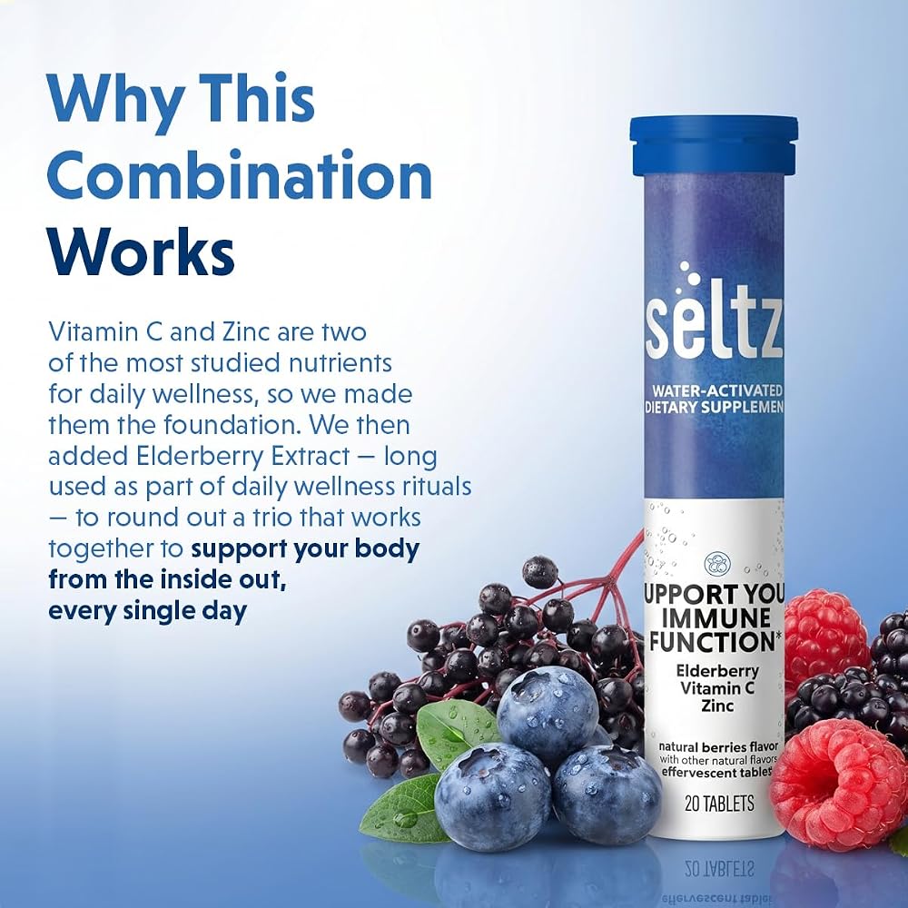 Seltz® Water-Activated Vitamins - Support Your Immune Function
