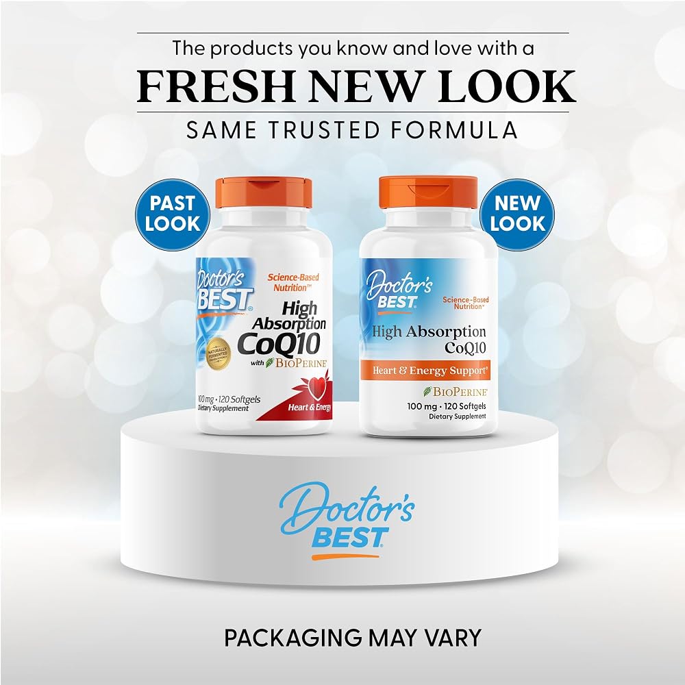 Doctor's BEST High Absorption CoQ10 with BioPerine - 120 Softgels - image 2