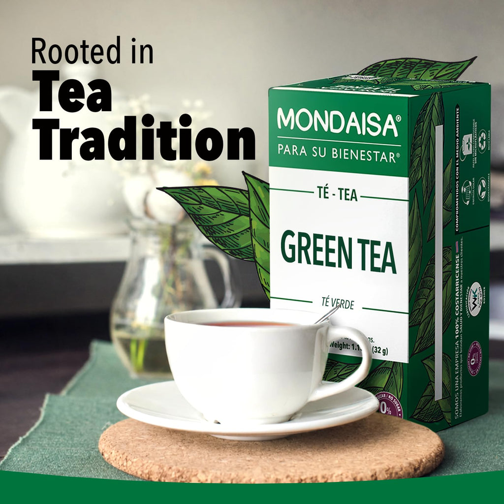 Mondaisa Green Tea Antioxidant-Rich Traditional Infusion - 80 Tea Bags - image 2