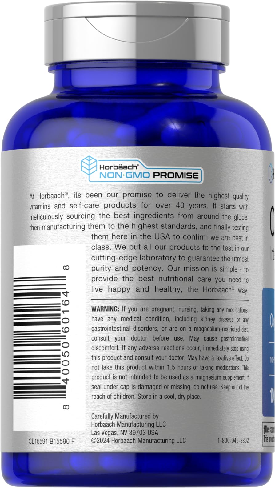 Horbäach Colon Cleanse - 100 Capsules - image 3