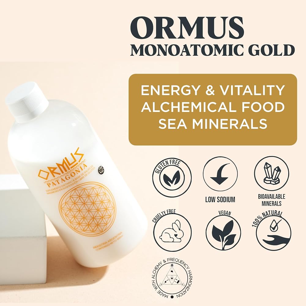 ORMUS Patagonia Argentina Monoatomic Gold Mineral Liquid - 2 x 500ml - image 2