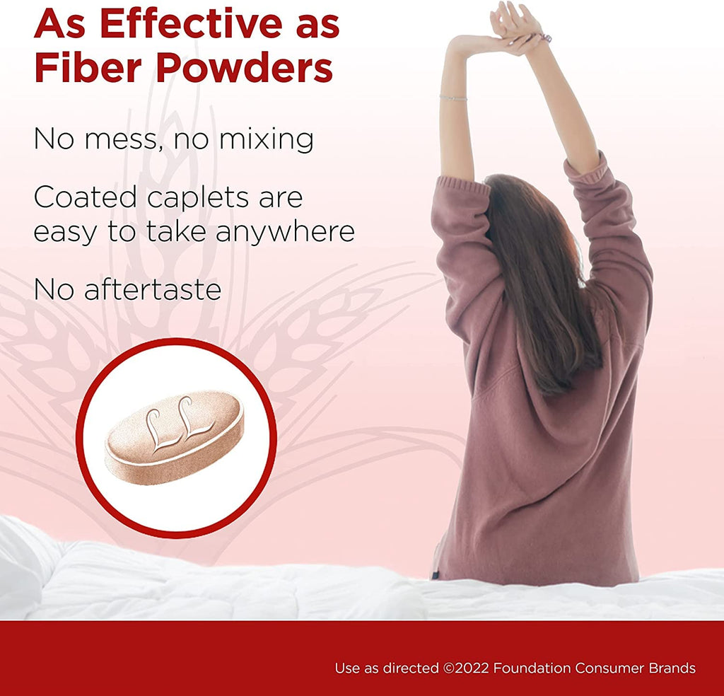 FiberCon Fiber Therapy for Regularity Caplets - 140 Count - image 6