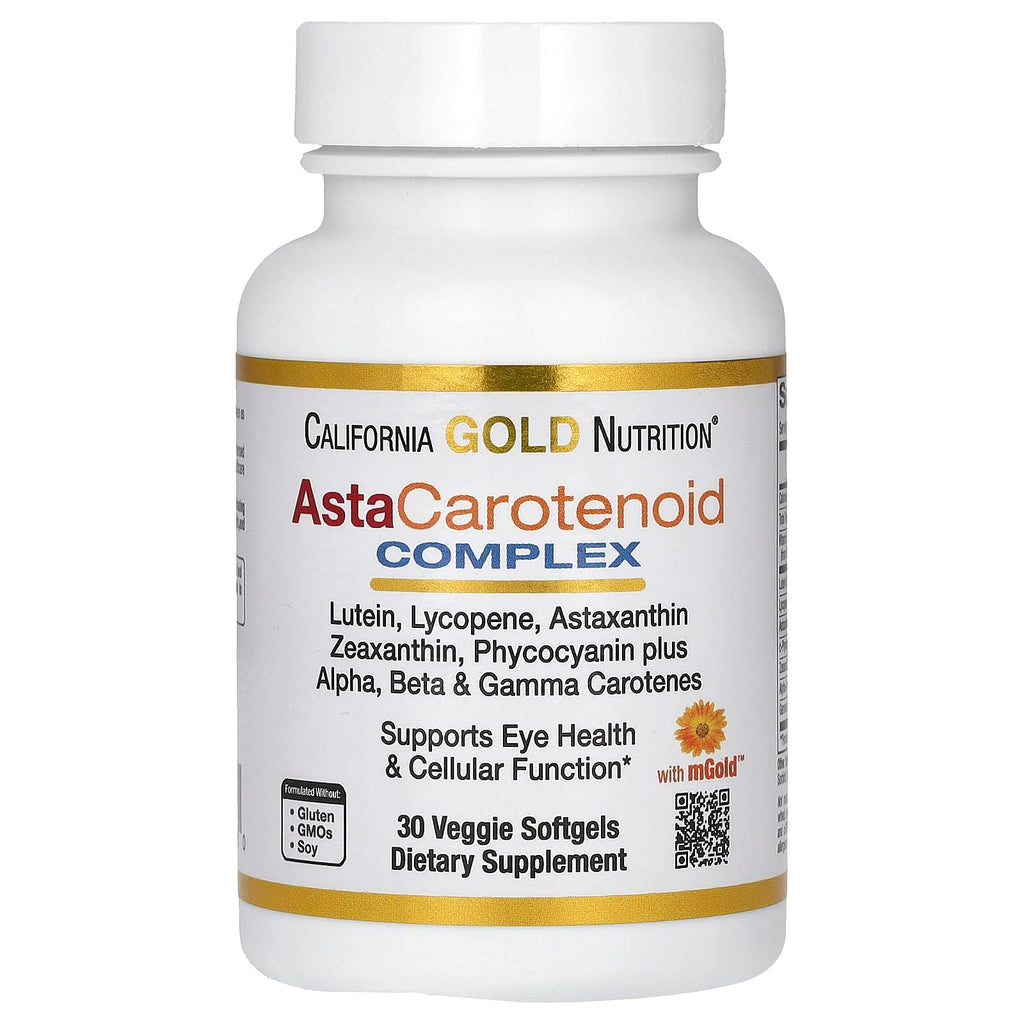 California Gold Nutrition Astaxanthin Carotenoid Complex - 30 Softgels