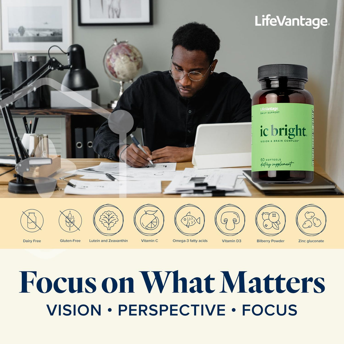 LifeVantage IC Bright Eye and Brain Health Supplement - 60 Softgels - image 5