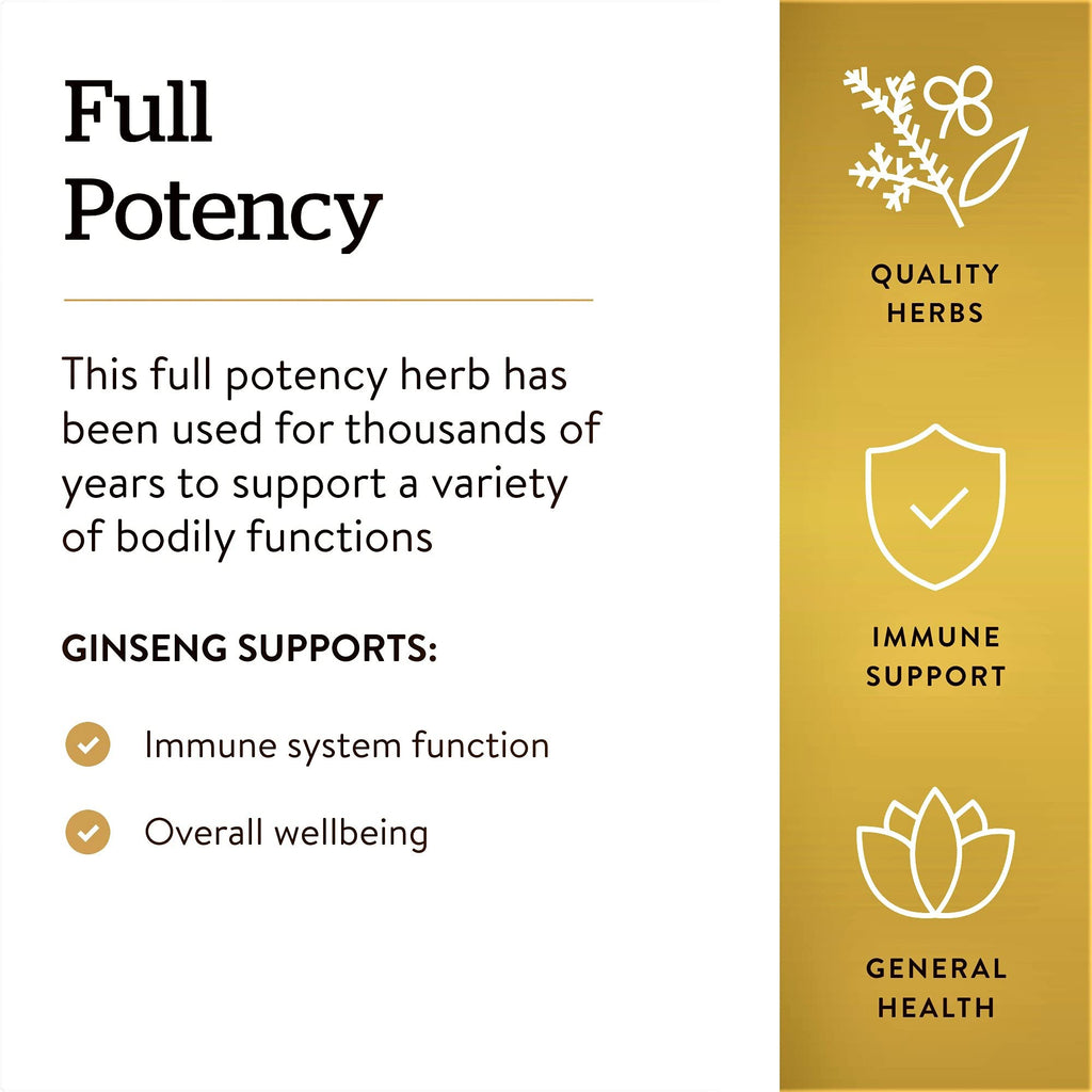 Solgar Korean Ginseng Root Extract - 60 Vegetable Capsules - image 4