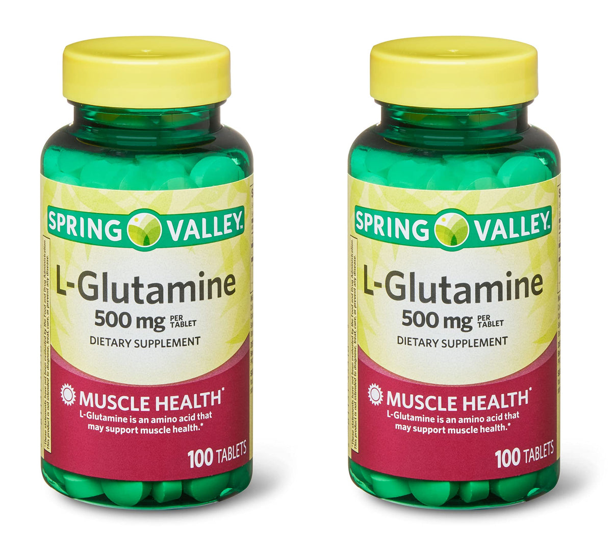 Spring Valley L-Glutamine 500mg - 200 Tablets