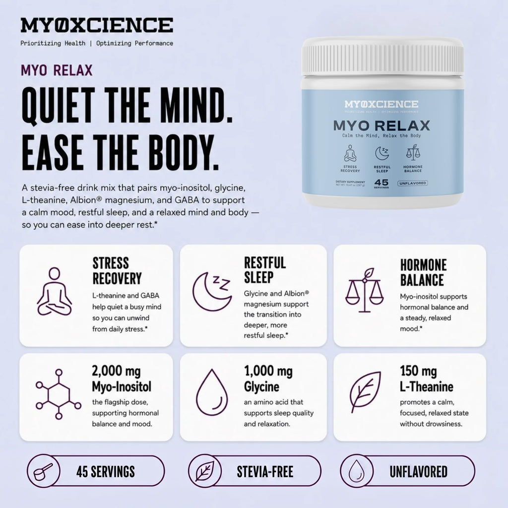 MYOXCIENCE Myo Relax & Calm Magnesium Powder - 45 Servings - image 5