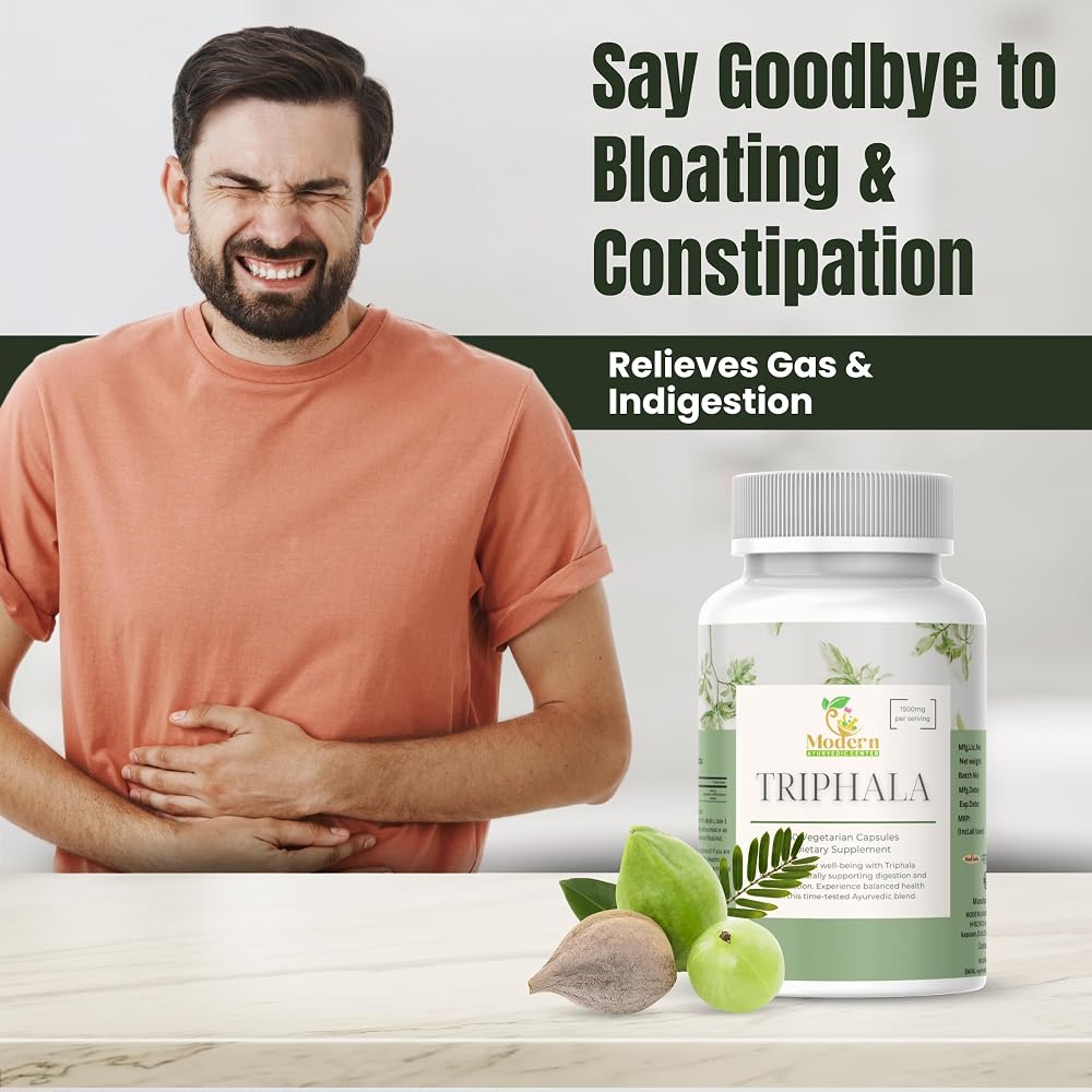 Modern Ayurvedic Centre Triphala Capsules for Digestive Support - 120 Capsules - image 5