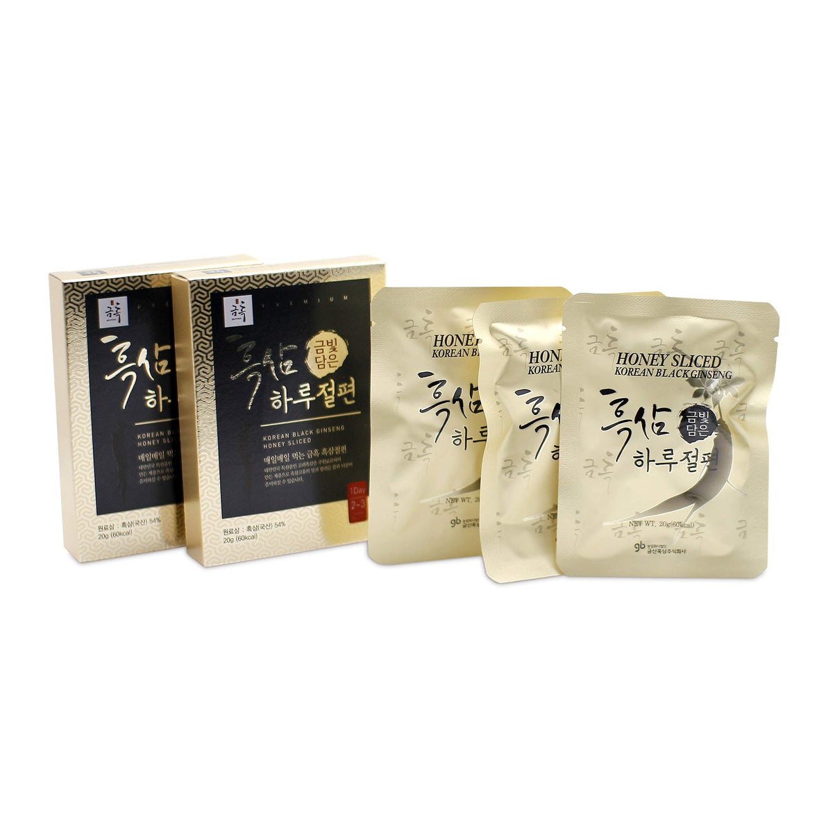 GeumHeuk Korean Black Ginseng Root Sliced - 200g (10 Packs) - image 3