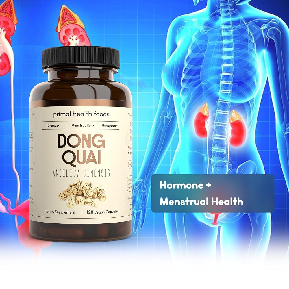 Primal Health Foods Organic Dong Quai 1000 mg - 120 Vegetarian Capsules - image 4