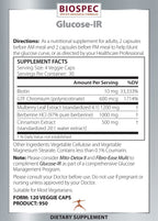 Biospec Nutritionals Glucose-IR Capsules - 120 Count - image 2