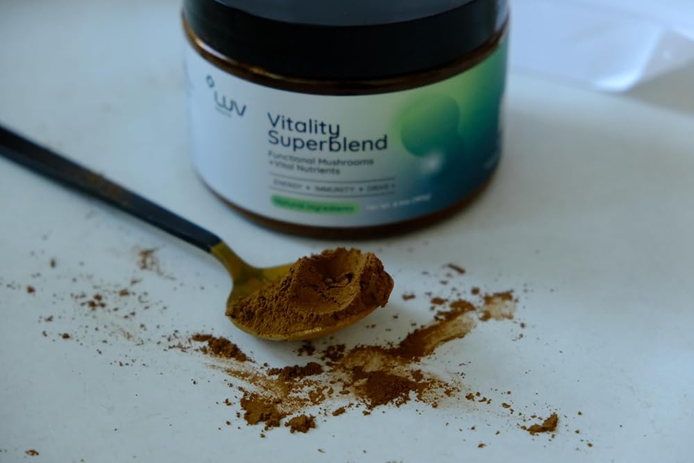 LUV health Vitality Superblend Mushroom Powder - 30 Servings - image 5