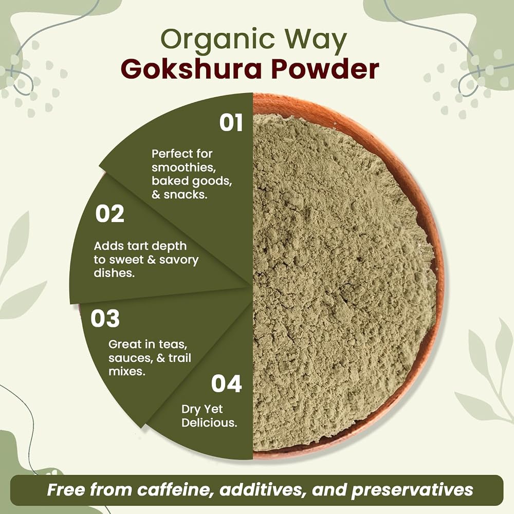Organic Way Gokshura Powder - 8 Ounce - image 9
