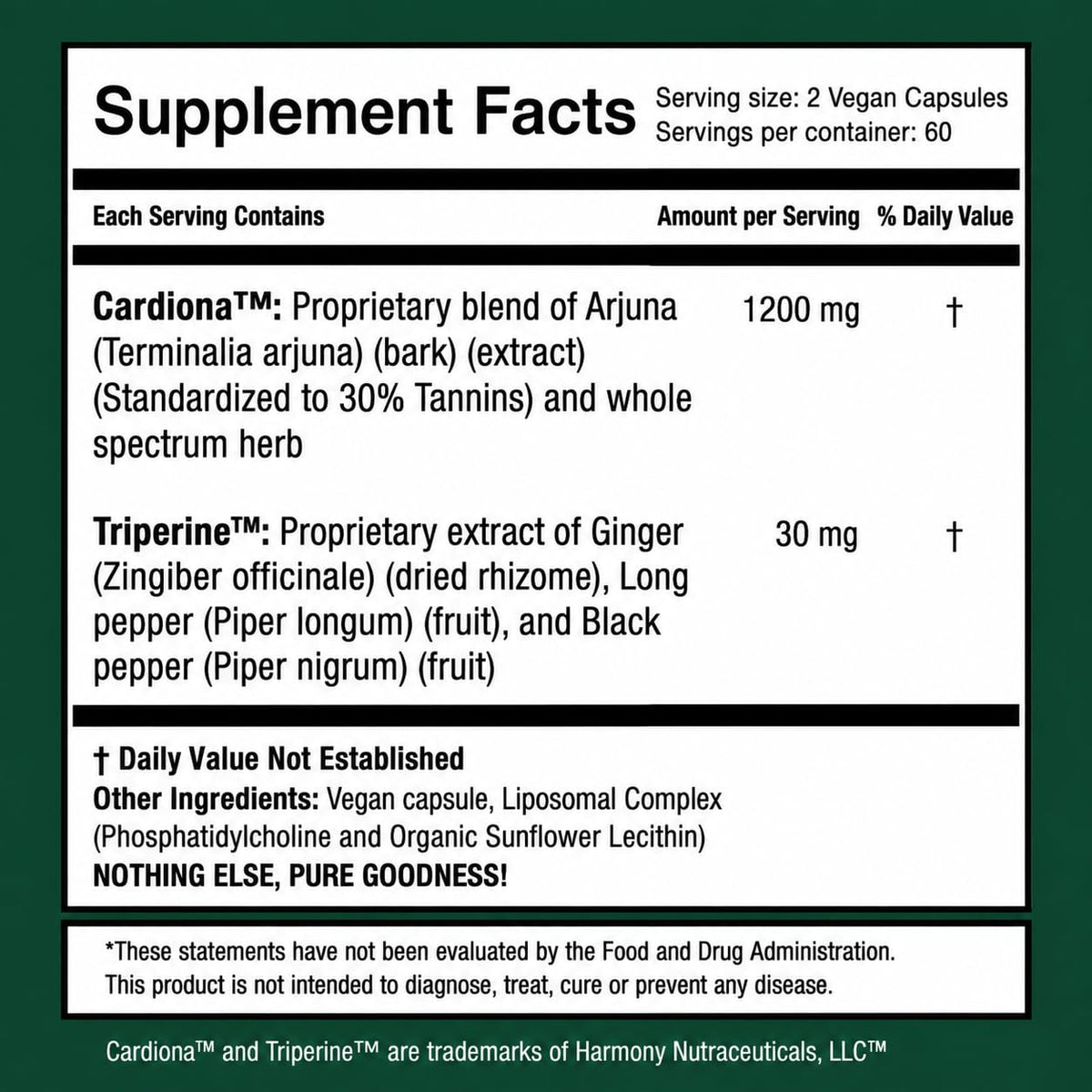 Harmony Nutraceuticals Arjuna Supreme Cardiovascular Support - image 7