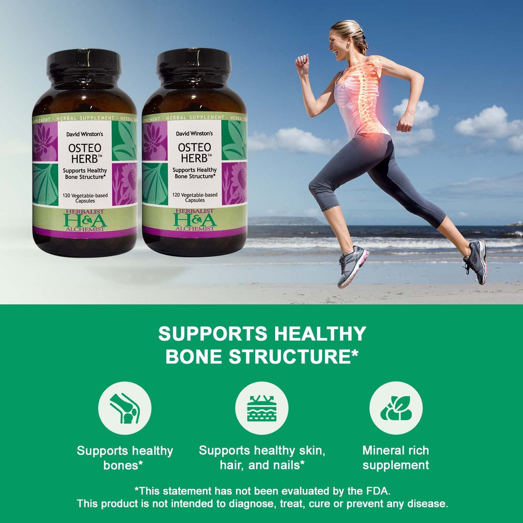 Herbalist & Alchemist David Winston's Osteo Herb Capsules - 240 Count - image 2