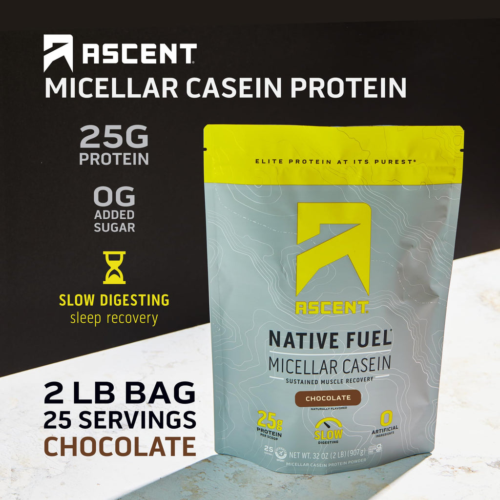 Ascent Ascent Casein Protein Powder - 25g Micellar Casein Powder