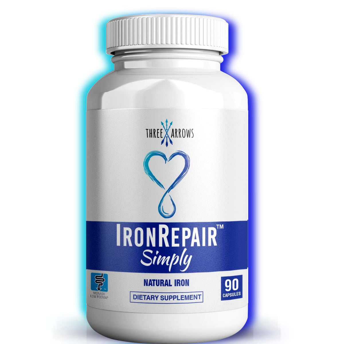 Three Arrows Iron Repair Iron Supplement - 90 Capsules
