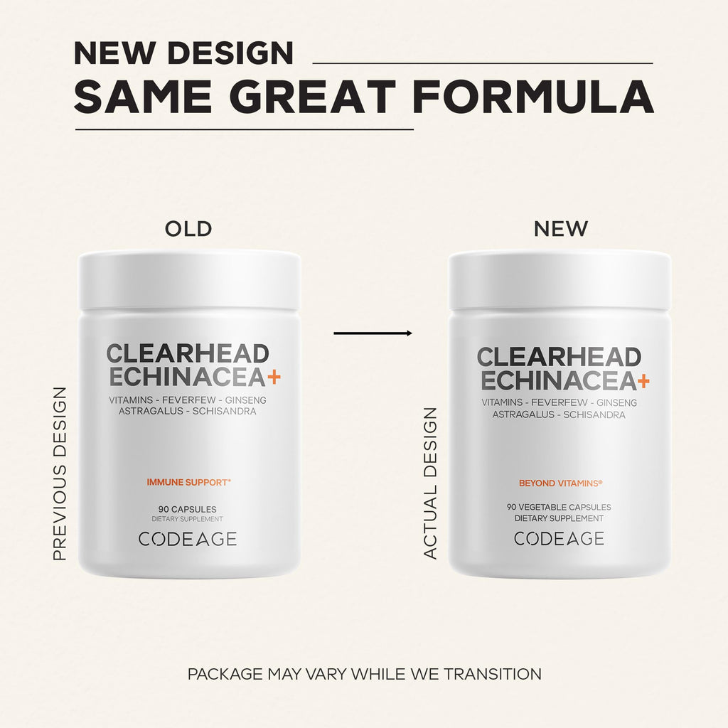 Codeage Clearhead Echinacea+ Supplement - 90 Capsules - image 3