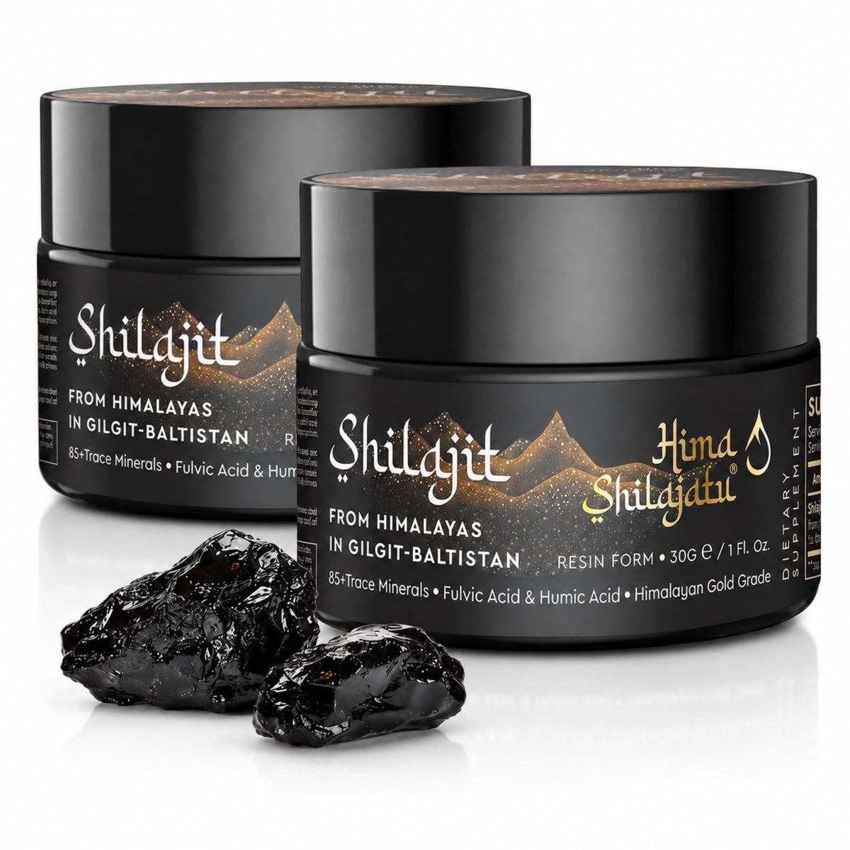 Hima Shilajatu Shilajit Purest Himalayan Organic Shilajit Resin
