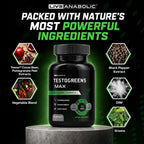 Live Anabolic TestoGreens Max Men's Greens Supplement - 60 Capsules - image 9