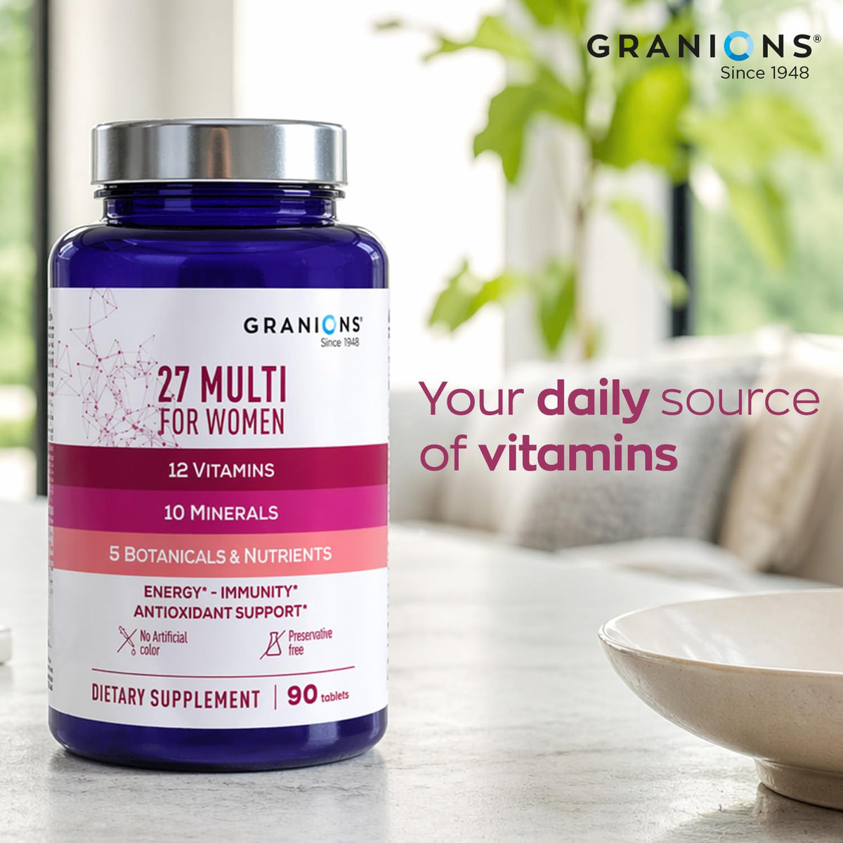 Granions 27 in 1 Women's Multivitamin Complex - 90 Tablets - image 2