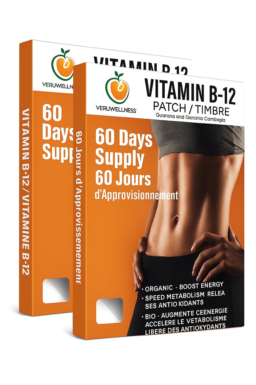 Veru Wellness Vitamin B12 Energy Patches - 120 Count