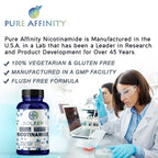 Pure Affinity LLC B3 Nicotinamide 500 mg Effective Flush-Free Niacin.