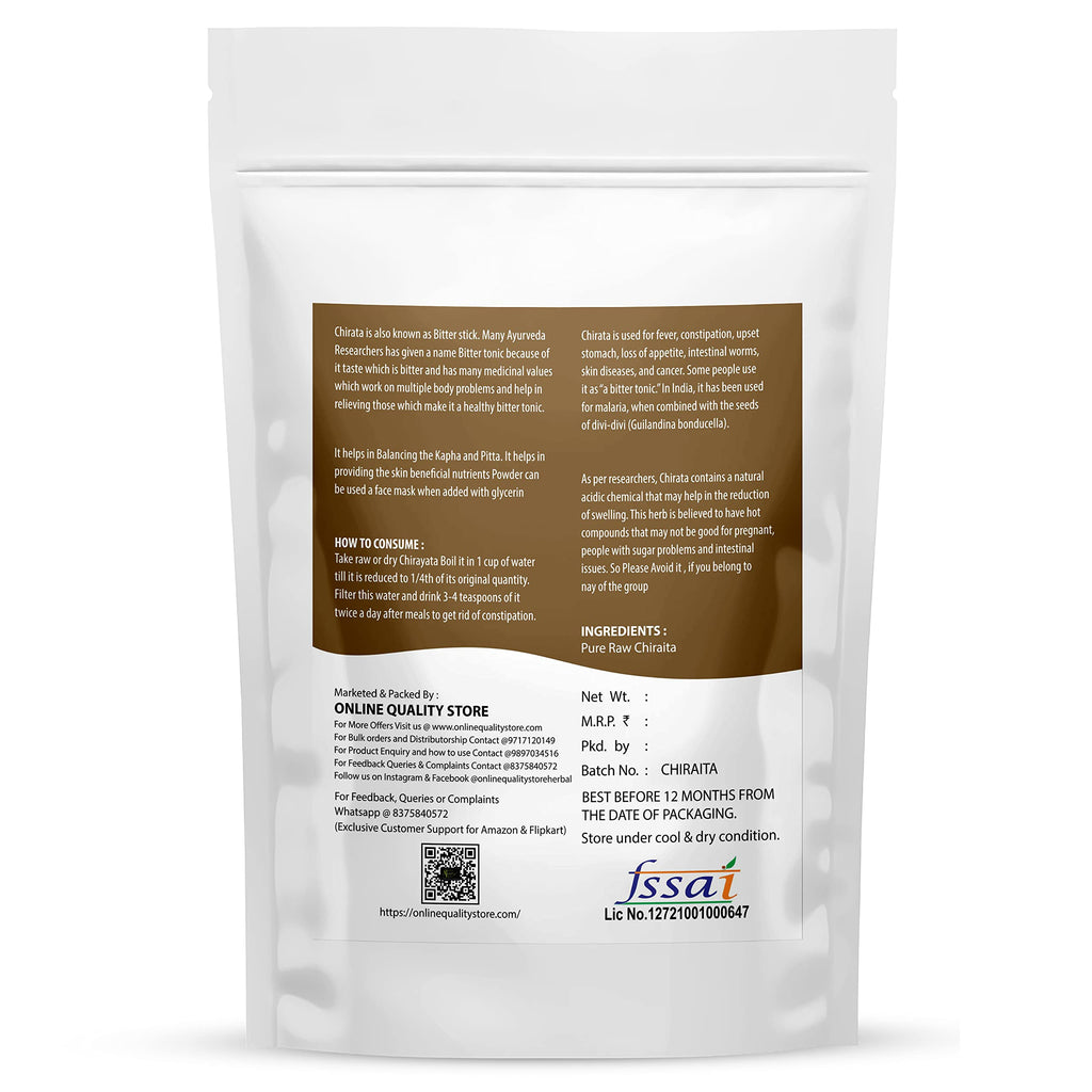 Online Quality Chirata Powder 100g - 100% Natural Leaves - image 2