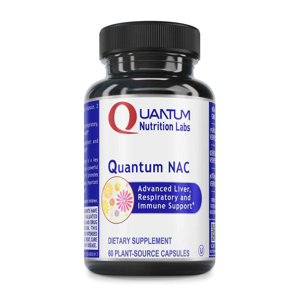 Quantum Nutrition Labs NAC N-Acetyl-L-Cysteine - 60 Vegetarian Capsules