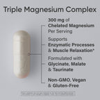Sports Research Triple Magnesium Complex 300mg - 120 Capsules - image 2