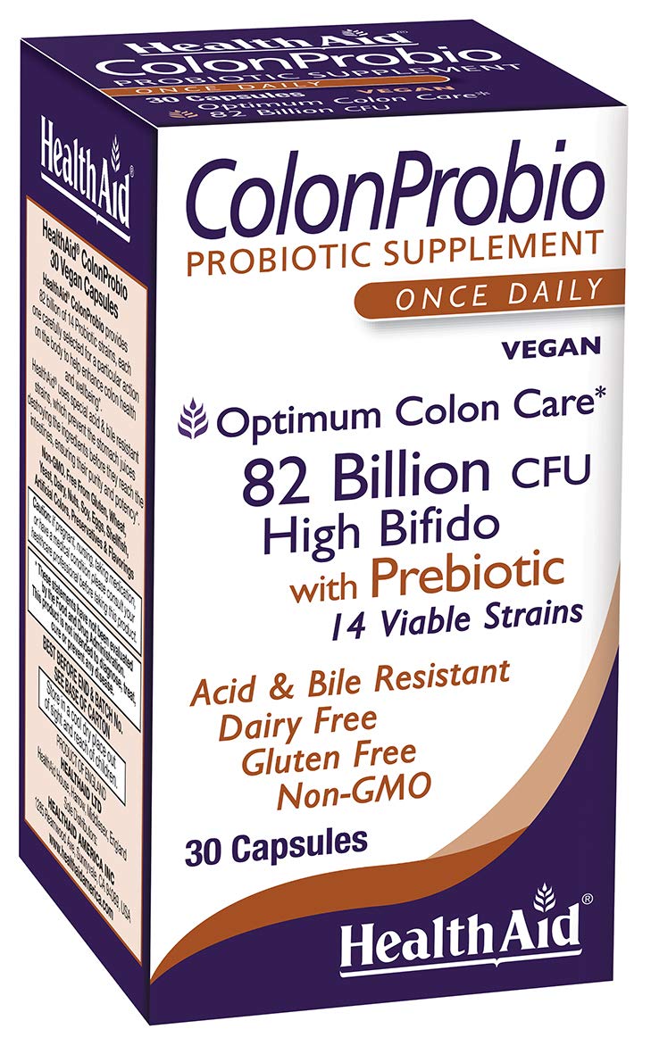 HealthAid ColonProbio 82 Billion CFU Probiotic - 30 Capsules