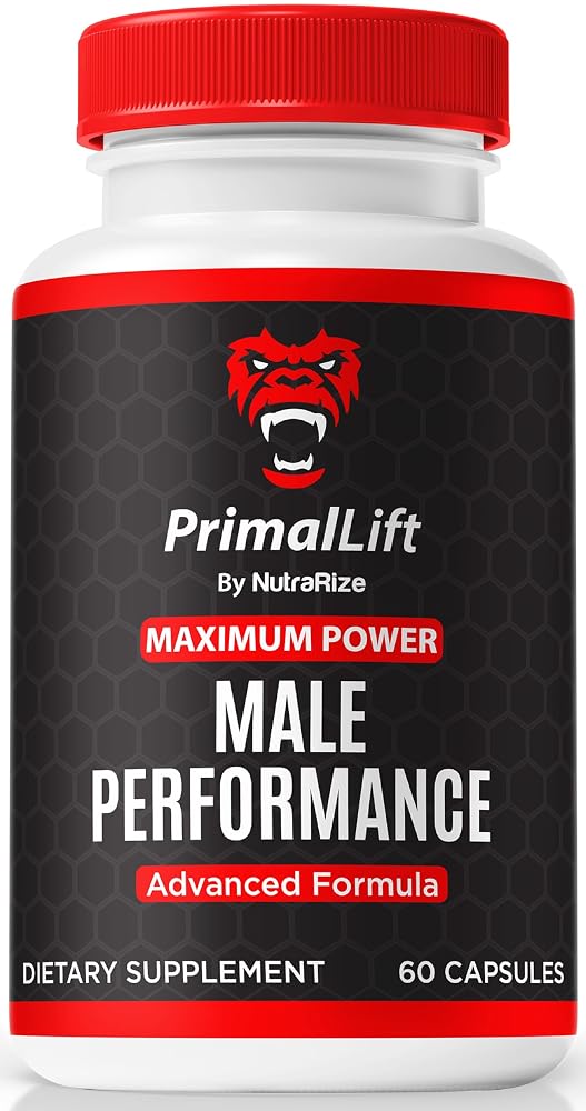 NutraRize PrimalLift Pills Male Performance Support - 60 Capsules