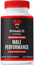 NutraRize PrimalLift Pills Male Performance Support - 60 Capsules