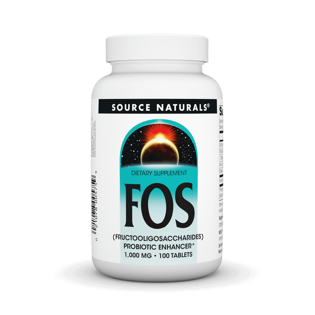 Source Naturals FOS Fructooligosaccharides 1000mg