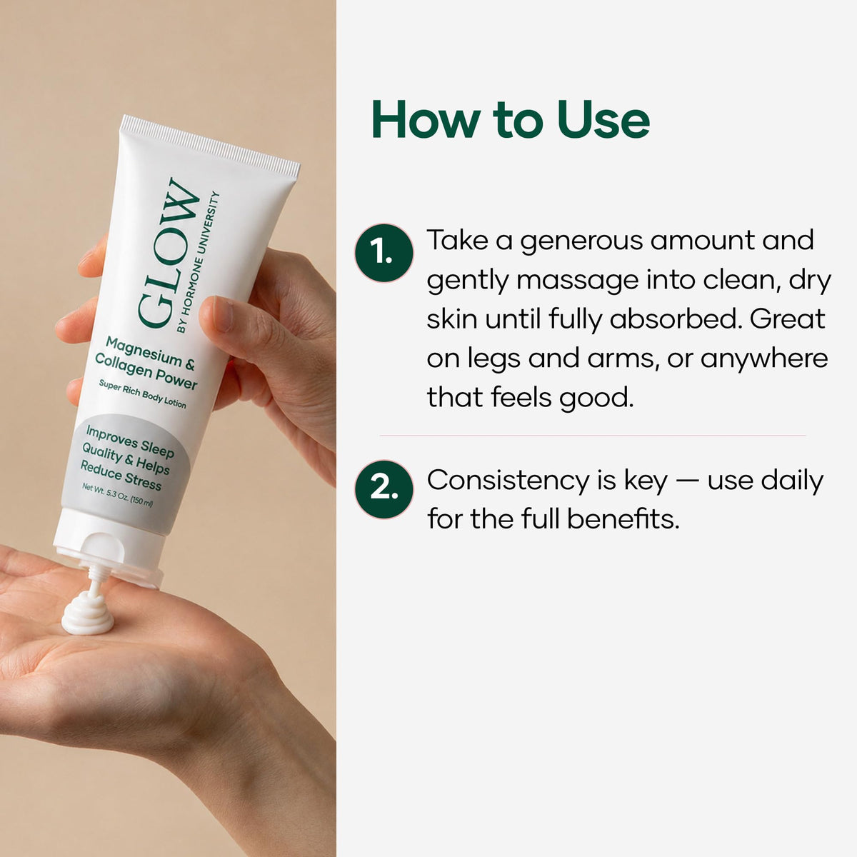 Glow Botanica Calming Magnesium Lotion for Sleep - 5.3 Fl Oz - image 4