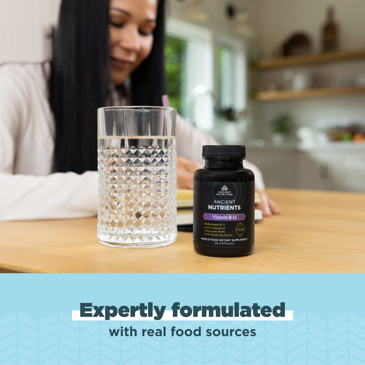 Ancient Nutrition Methylated Vitamin B12 Supplement for Energy - 30 Capsules - image 4