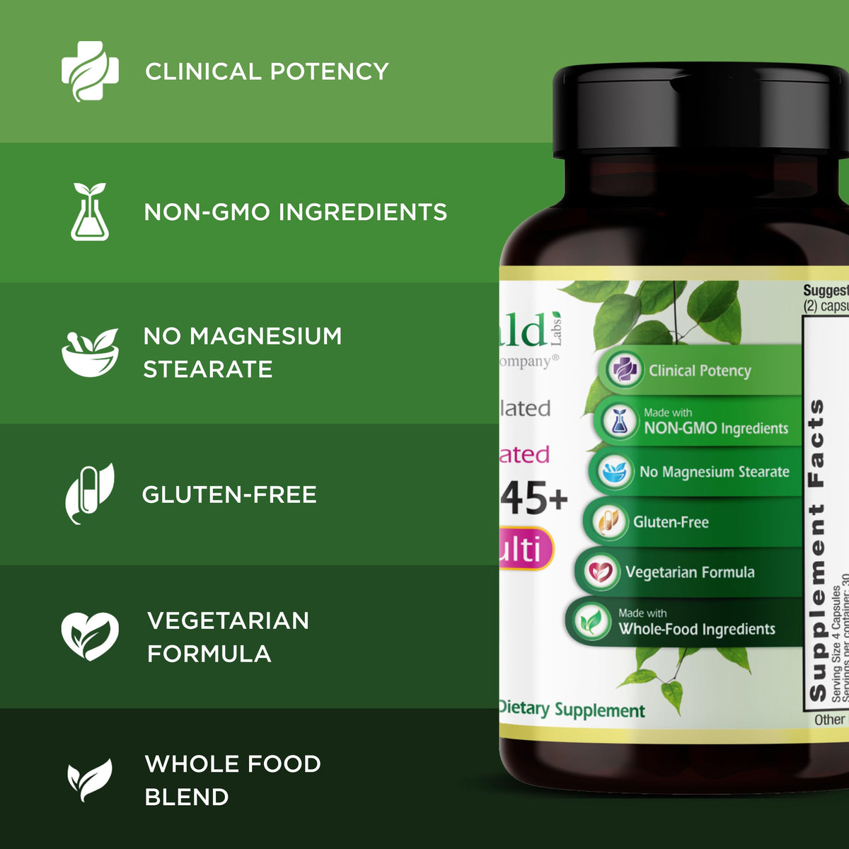 Emerald Laboratories Women's 45 Plus Clinical Multi - 120 Capsules - image 4